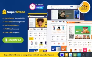 Superstore - Electronics & Gadgets  Multipurpose Shopify Responsive Theme