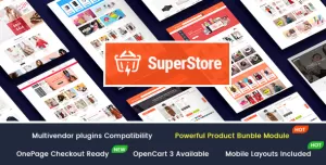 SuperStore - Responsive Multipurpose OpenCart 3 Theme with 3 Mobile Layouts Included