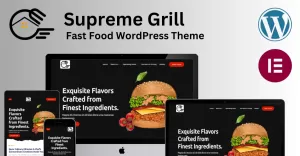 Supreme Grill - Fast Food WordPress Theme - TemplateMonster
