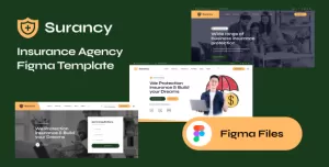 Surancy - Insurance Agency Figma Template