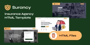 Surancy - Insurance Company HTML Template