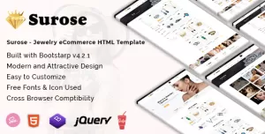 Surose - Jewelry eCommerce HTML Template
