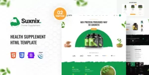 Suxnix - Health Supplement Landing Page