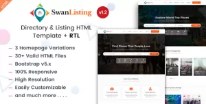 SwanListing - Directory & Listing HTML Template