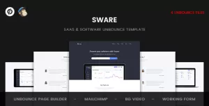 Sware - SaaS & Software Unbounce Template