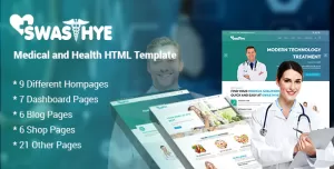 Swasthye - Multipurpose Medical and Health HTML template
