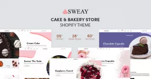 Sweay - Cake & Bakery Responsive Shopify Theme