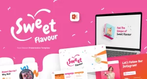 Sweet Flavour Food Creative PowerPoint Template