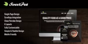 Sweet Pea - Responsive HTML One Page Template