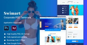 Swimart Multipurpose eCommerce PSD Template - TemplateMonster
