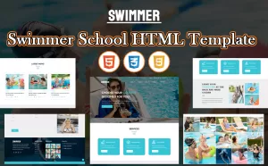 Swimmer – Swimmer School HTML Template - TemplateMonster