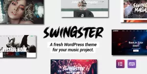 Swingster - Elementor Music WordPress Theme