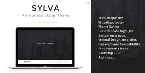 Sylva - Responsive Minimal Blog Theme