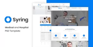 Syring - Health Medical Clinic PSD Template