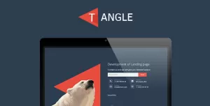 T-Angle - landing page template