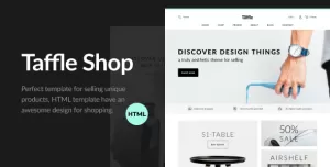 Taffle — Clean eCommerce (Shop) HTML Template