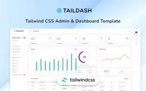 TailDash - Tailwind CSS Admin & Dashboard HTML Template