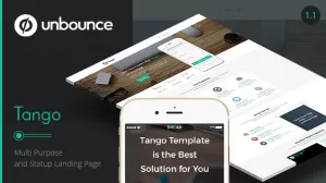 Tango - Multi-Purpose Unbounce Landing Page
