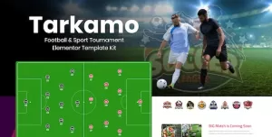 Tarkamo - Football & Sport Tournament Elementor Template Kit