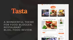 Tasta - Food Blog WordPress Theme