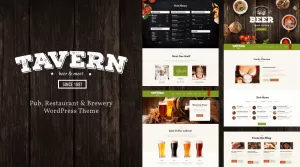 Tavern - Pub; Sports Bar WordPress Theme