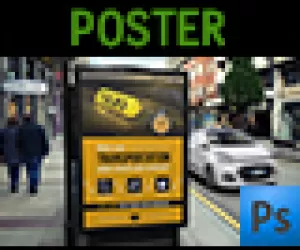 Taxi Service Poster Template