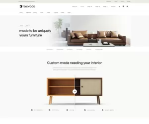 Teakwood - Furniture Shop Elementor Template Kit
