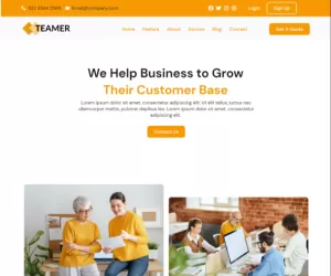 Teamer - SEO  Marketing Elementor Template Kit