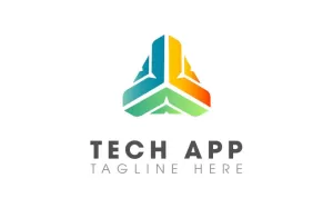 Tech App Modern  Design Logo Template - TemplateMonster