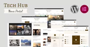 Tech Hub  - News Portal WordPress Theme - TemplateMonster