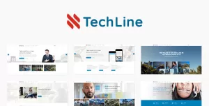 TechLine - Web services businesses and startups Drupal Theme