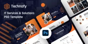 Technofy  IT Services & Solutions PSD Template