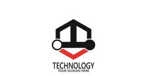 Technology Logo Vector Template Illustration 1