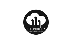 Technology Logo Vector Template Illustration 16