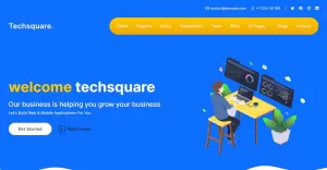 Techsquare - Creative Agency It Solution Responsive Website Template