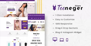 Teeneger - Shopify MultiPurpose Responsive Theme