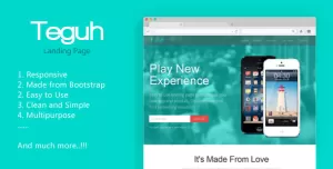 Teguh - Easy to Use Responsive Landing Page