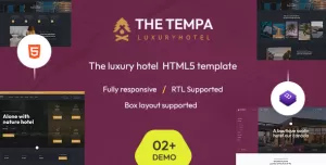 Tempa - The Luxury Hotel Template