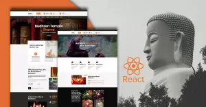 Templezen - Temple React Website template - TemplateMonster