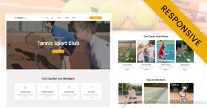 Tenniset - Tennis Club Elementor WordPress Theme