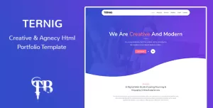 Ternig - Creative & Agency HTML Portfolio Template