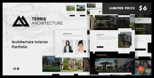 Terris - Creative  Architecture Interior Portfolio Template
