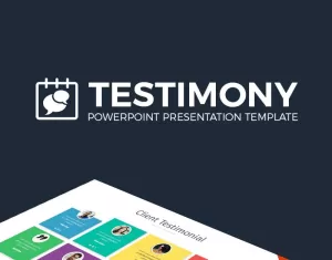 Testimonial PowerPoint template