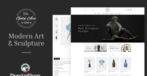 The Gold Art - Art, Crafts  and Exhibition Gallery Prestashop Theme