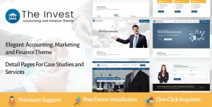 The Invest - Professional Services and Finance WordPress Theme