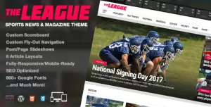 The League - Sports News & Magazine WordPress Theme