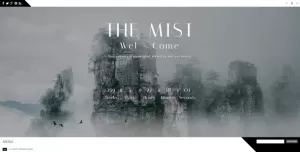 The Mist  Responsive Coming Soon Page
