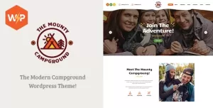The Mounty  Hiking Campground & Children Camping WordPress Theme