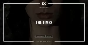 The Times  Responsive Coming Soon Page