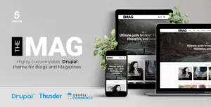 TheMAG - Highly Customizable Blog and Magazine Theme for Drupal